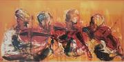 4 red fiddles by J B Vallely