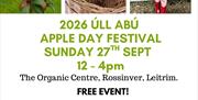 Apple Day poster advertising the activities on 27th September
