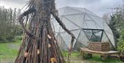 The Cailleach on Halloween Trail  at the Organic Centre.