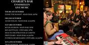 Live music at Charlie's Bar Enniskillen - October