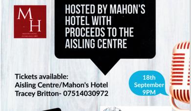 Charity Live Music Event – Saturday 18th September from 9pm – with music from the Senators, John Lowry and guests. Hosted by Mahon's Hotel with procee