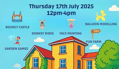 Family Fun Day - Thursday 17th JUly 2025 - 12pm - 4pm. Free Entry