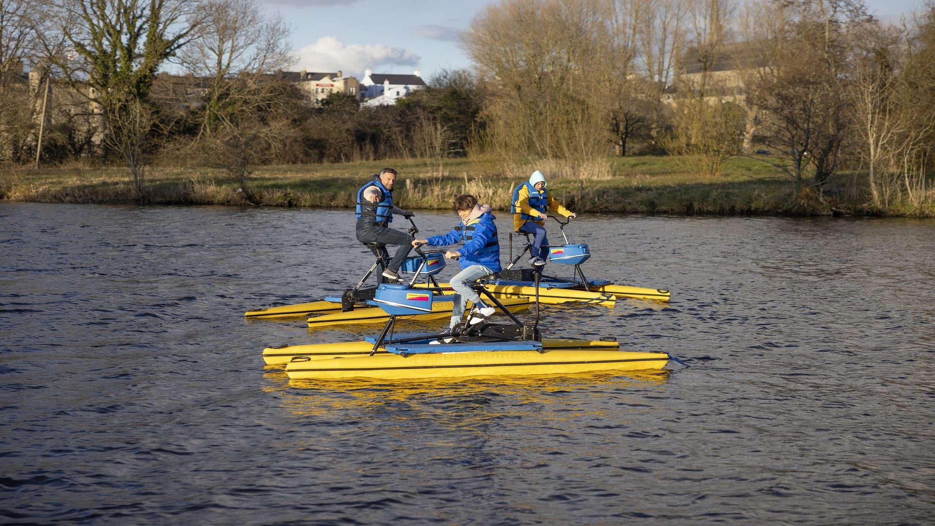 Hydrobikes with Erne Adventures