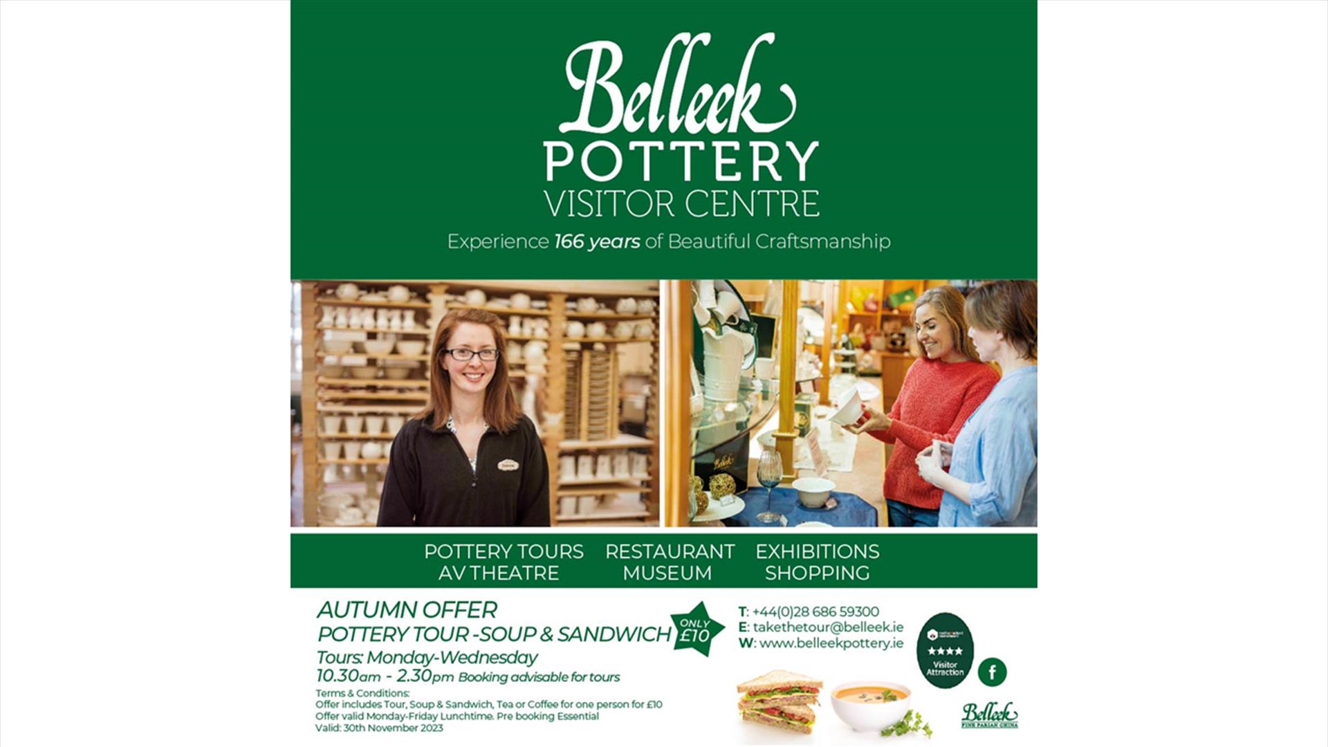 Belleek Pottery Autumn Offer