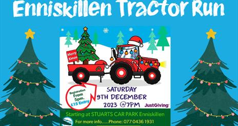 Enniskillen Christmas Lights Tractor Run