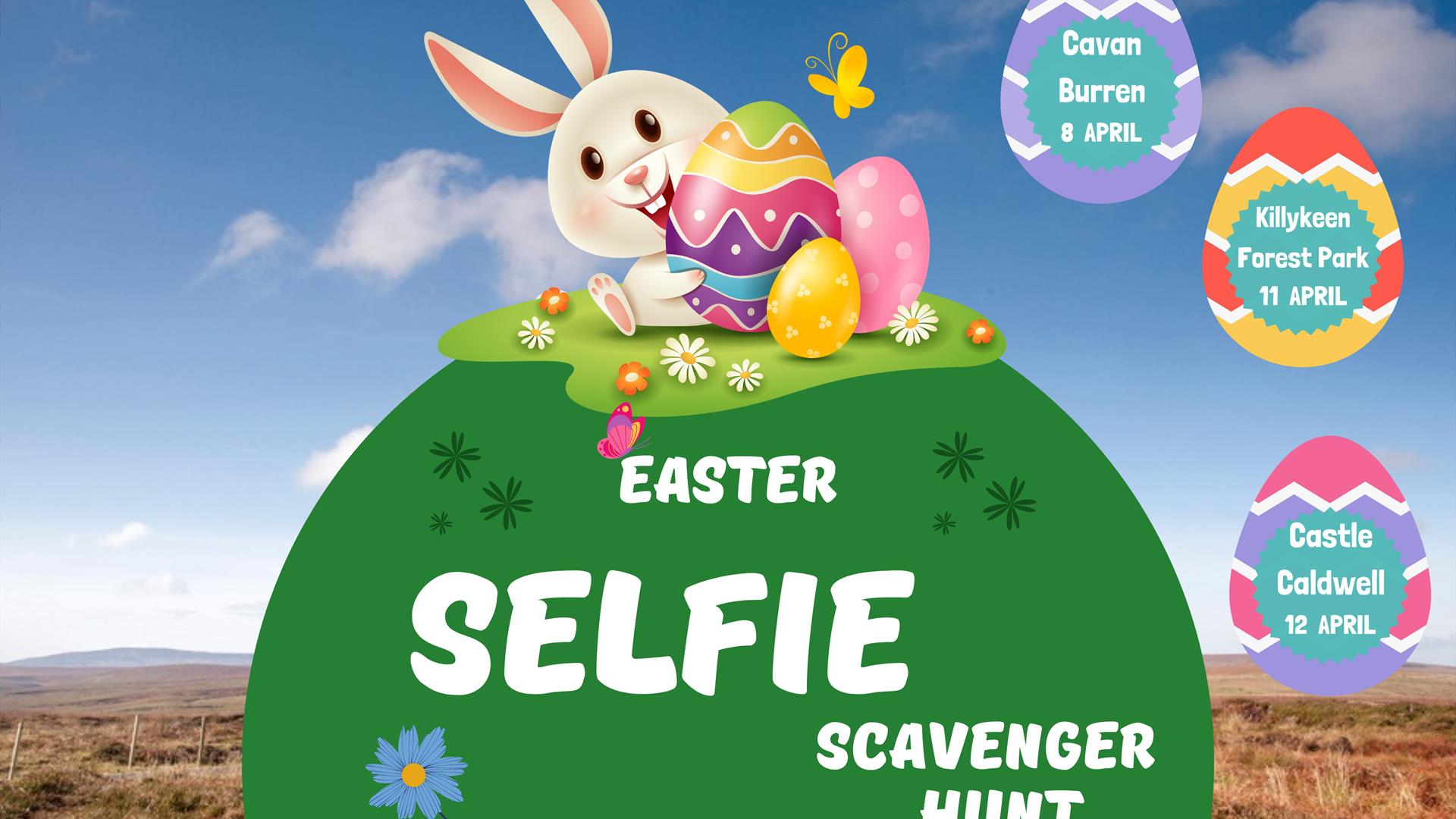 Easter selfie scavenger hunt.