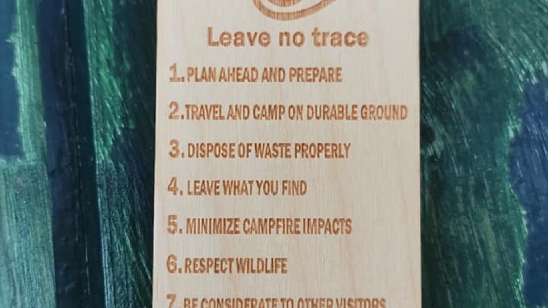 Leave No Trace principles