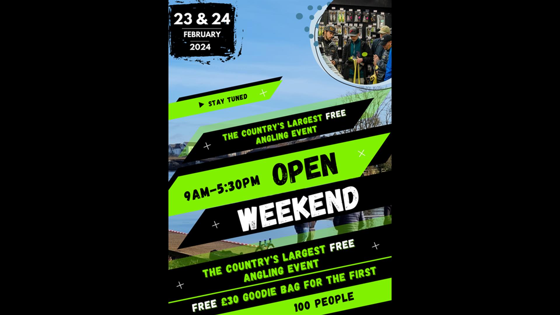 Fishing Tackle & Bait OPEN WEEKEND - 23rd & 24th February
