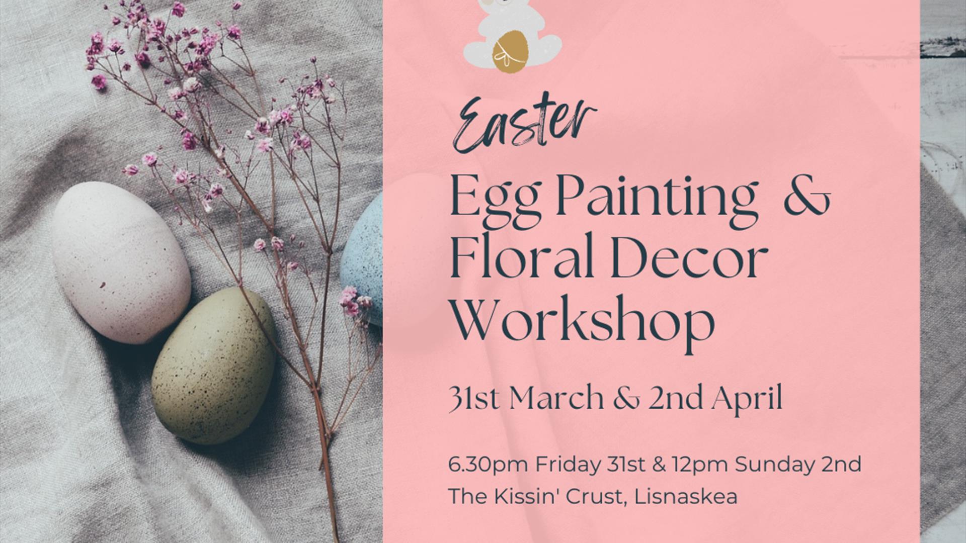 Easter Egg painting & Floral Decoration Craft Workshop