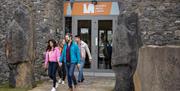 Group leaves the marble arch caves having enjoyed their experience